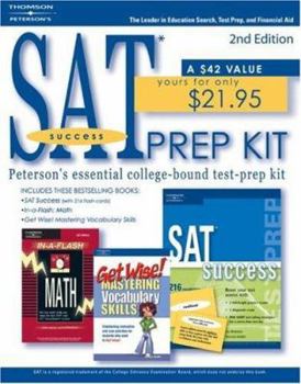 New SAT Prep Kit: ARCO Master the New SAT/Peterson's In-a-Flash: Math 6E/Peterson's Get Wise! Mastering Writing Skills