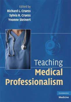 Paperback Teaching Medical Professionalism Book