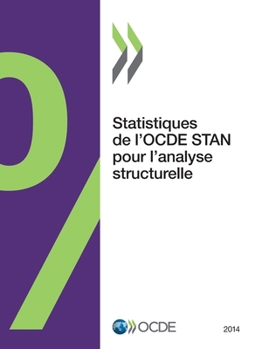 Paperback Statistiques de l'OCDE STAN pour l'analyse structurelle 2014 [French] Book