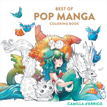 Paperback Best of Pop Manga Coloring Book