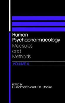 Hardcover Human Psychopharmacology Book