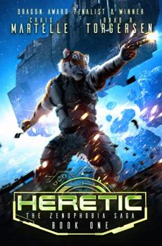 Paperback Heretic: A Military Archaeological Space Adventure (The Zenophobia Saga) Book