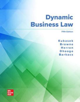 Paperback Cus Dynamic Business Law: The Essentials, Print Edition Book