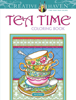 Paperback Creative Haven Tea Time Coloring Book