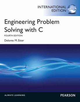 Paperback Engineering Problem Solving with C: International Edition Book