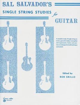 Paperback Sal Salvador's Single String Studies Book