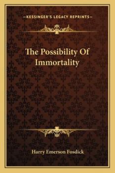 Paperback The Possibility Of Immortality Book