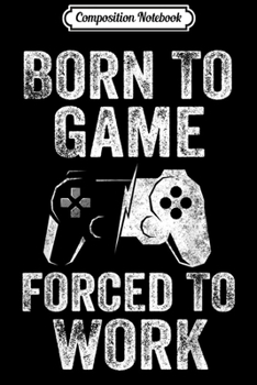 Composition Notebook: Video Gamer Funny for Video Game Players Men Boys Journal/Notebook Blank Lined Ruled 6x9 100 Pages