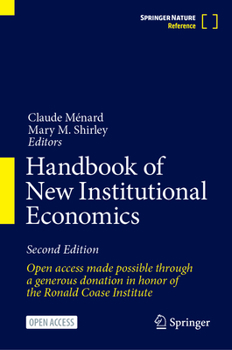 Hardcover Handbook of New Institutional Economics Book