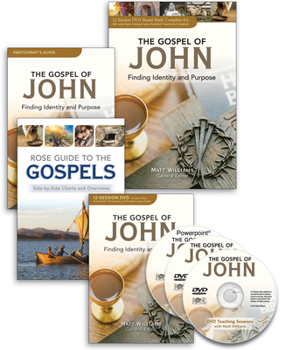 CD-ROM The Gospel of John 12-Session DVD Based Study Complete Kit: Finding Identity and Purpose Book