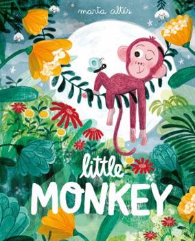 Hardcover Little Monkey Book