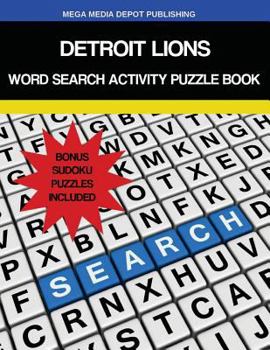 Paperback Detroit Lions Word Search Activity Puzzle Book