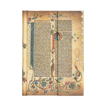 Office Product Paperblanks Parabole Gutenberg Bible Hardcover MIDI Lined Wrap Closure 144 Pg 120 GSM Book