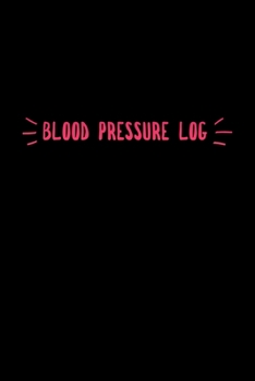 Paperback Blood Pressure Log: Tracker Book