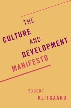 Hardcover The Culture and Development Manifesto Book