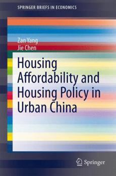 Paperback Housing Affordability and Housing Policy in Urban China Book