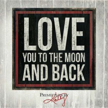 Hardcover Love You to the Moon and Back Book