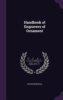 Hardcover Handbook of Engravers of Ornament Book