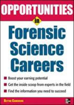 Paperback Opportunities in Forensic Science Book