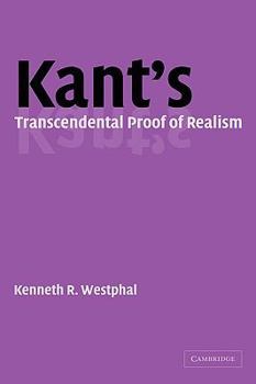 Paperback Kant's Transcendental Proof of Realism Book