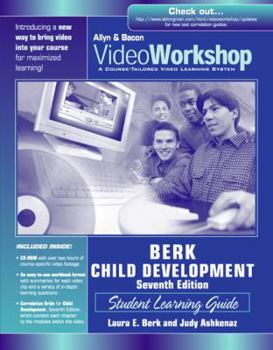 Paperback Child Development: VideoWorkshop, Student Learning Guide Book
