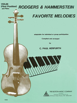 Paperback Rodgers & Hammerstein Favorite Melodies: For Violin and Piano Book