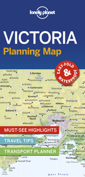 Map Lonely Planet Victoria Planning Map Book