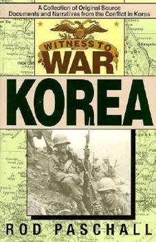 Paperback Witness to War: Korea Book