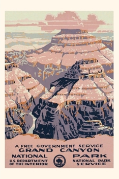 Paperback Vintage Journal Grand Canyon National Park Travel Poster Book