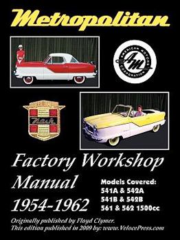 Paperback Metropolitan (Austin UK & Nash Usa) Factory Workshop Manual Book