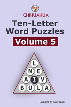 Paperback Chihuahua Ten-Letter Word Puzzles Volume 5 Book