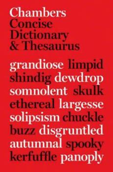 Hardcover Chambers Concise Dictionary & Thesaurus Book