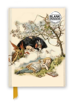 Hardcover British Library: Alice Asleep, from Alice's Adventures in Wonderland (Foiled Blank Journal) Book