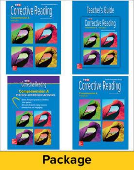 Hardcover Corrective Reading Comprehension Level A, Teacher Materials Package Book