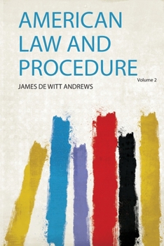 Paperback American Law and Procedure Book