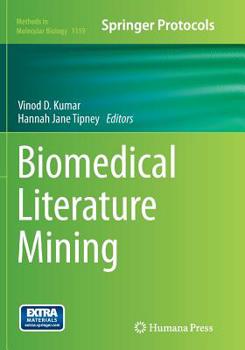 Paperback Biomedical Literature Mining Book