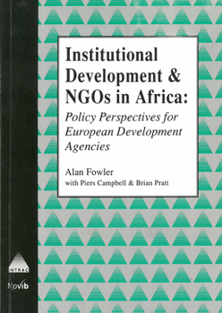 Paperback Institutional Development and Ngos in Africa: Policy Perspectives for European Development Agencies Book
