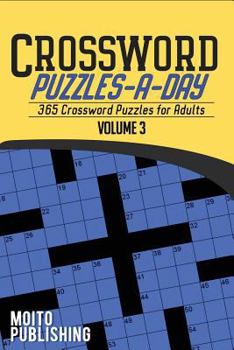 Paperback Crossword Puzzles-A-Day: 365 Crossword Puzzles for Adults Volume 3 Book