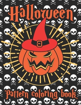 Paperback Halloween Pattern Coloring Book
