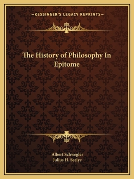 Paperback The History of Philosophy In Epitome Book