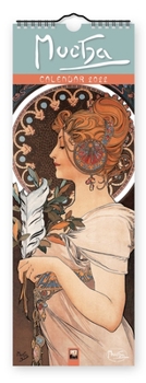 Calendar Alphonse Mucha Slim Calendar 2022 (Art Calendar) Book