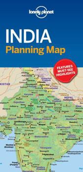 Map Lonely Planet India Planning Map Book