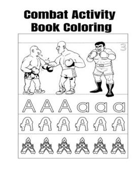 Paperback Combat Activity Book Coloring Book