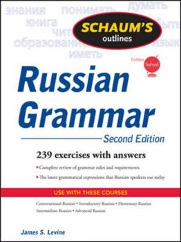 Paperback Schaum's Outline: Russian Grammar Book