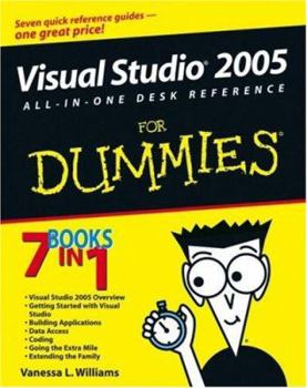 Paperback Visual Studio 2005 All-In-One Desk Reference for Dummies Book
