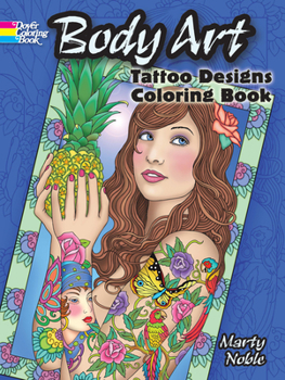 Paperback Body Art: Tattoo Designs Coloring Book