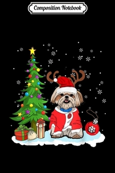 Composition Notebook: Shih Tzu Dog Father Pajama Matching Family Christmas  Journal/Notebook Blank Lined Ruled 6x9 100 Pages