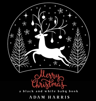 Hardcover Merry Christmas: A Black and White Baby Book