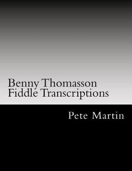 Paperback Benny Thomasson Fiddle Transcriptions Book