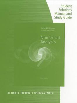 Paperback Numerical Analysis: Student Solutions Manual Book